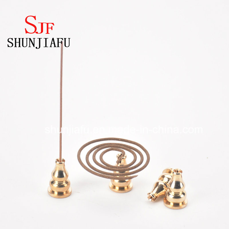 Keramische kleine R&auml;ucherst&auml;bchen vom Typ K&uuml;rbis