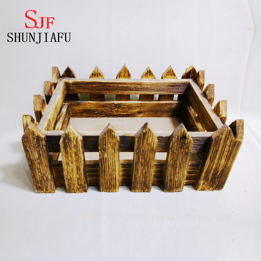 Blumen Holz Pflanzer Box f&uuml;r Pflanzen