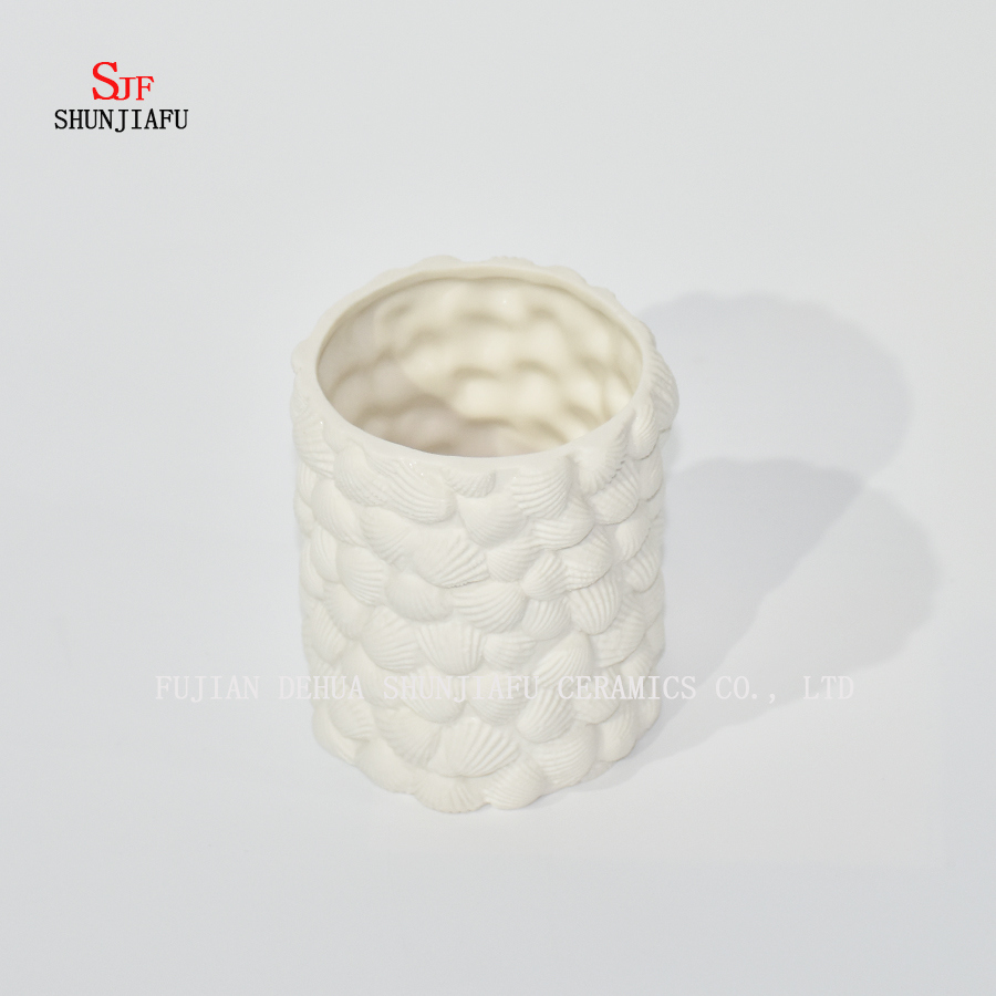 3-teiliges wei&szlig;es Keramik-Badezimmerzubeh&ouml;rset /, Becher, Seifenschale & Spender