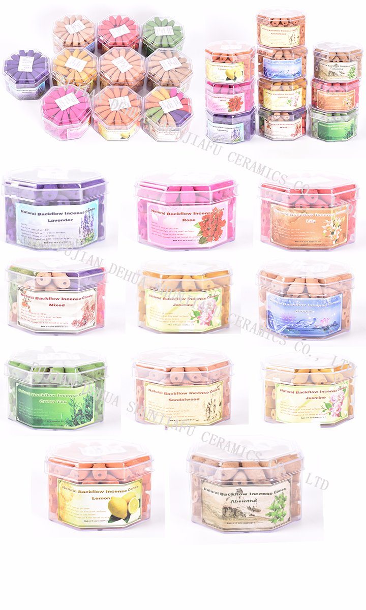 Home Decor Geburtstagsgeschenk Souvenirs Rauch Backflow Zapfen Weihrauch Turm Keramik Erennen Lotus Backflow Weihrauch Brenner