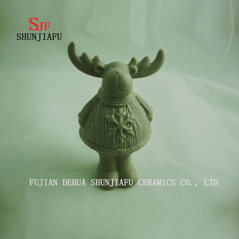 Grey Deer Creamic Einrichtungsgegenst&auml;nde f&uuml;r Coffee Bar / Home / Office Dekoration, Keramik Artikel 3 Gr&ouml;&szlig;e / S.