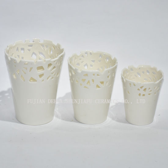 3 / Stil, Größe Mode Keramik Blumenvase Home Decoration Kleine Keramikvasen