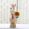 Keramik kleines Kaninchen Hand halten Sonnenblume prägnante Mode Home Decoration / B.