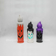 LED Keramik Kerzenhalter Form mit Grimasse Home Decoration