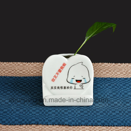 Handzeichnung Keramik Vase Typ Handyhalter