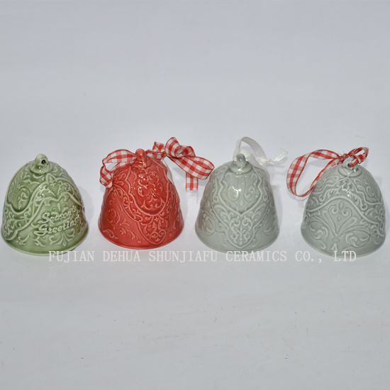 4 farbige Jingle Bell Dekoration / Weihnachten / Festival Geschenk