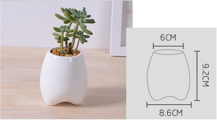 Elfenbein kreative Pers&ouml;nlichkeit Mode Keramik Blumentopf