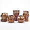 5 Design Keramik Cartoon Eule Pflanzer Porzellan Tier Blumentopf / C.