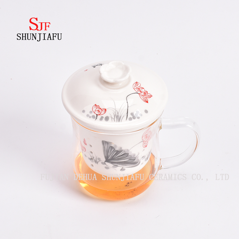 Mehr Stil und Farben B&uuml;ro Haushalt Blume Tee Teetasse