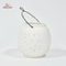 Weiße Keramik Design Teelicht Sturm Laterne - Kerzenhalter