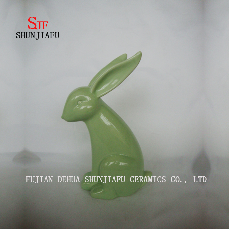 Niedliche Kaninchen Keramik Einrichtungsgegenst&auml;nde f&uuml;r Wohnzimmer zu Hause oder Schreibtisch Dekor Keramik Tier