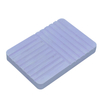 Blue Groove Drain Stripe Diatomeenschlammseifenhalter