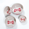 Kundenspezifische Größe kreative niedliche Haustier Hundenapf Hundekopf Design Keramik Hundenapf Keramik Wasserschale