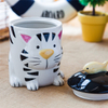 3D Katzenart Keramik Tiernahrung Vorratsbehälter Katzenfutterglas Hundefutterglas