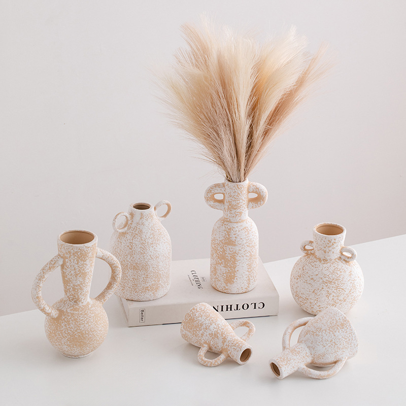 Porzellan -Vase -Desktop -Verzierung Keramikvase