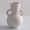 Moderne minimalistische Keramikvase - Skandinavische Blumenvase für Wohnzimmer