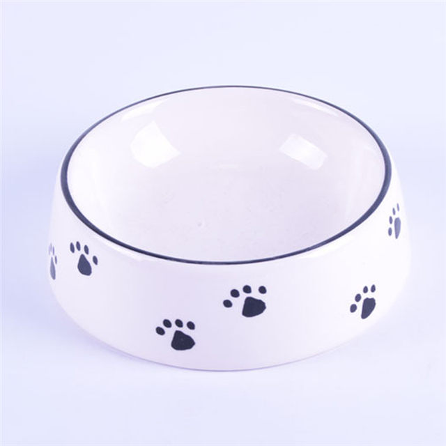 Lola Exclusive Verwenden Sie weiße Keramik Pet Feeder Ceramic Dog Bowl