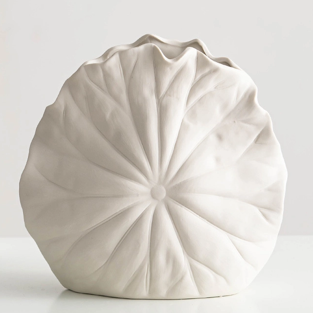 Funktionale Kunst handgeschobene Keramikvase für moderne Innenräume