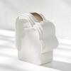 Porzellanvase ohne Glasur Wasser Desktop -Ornament Keramikvase
