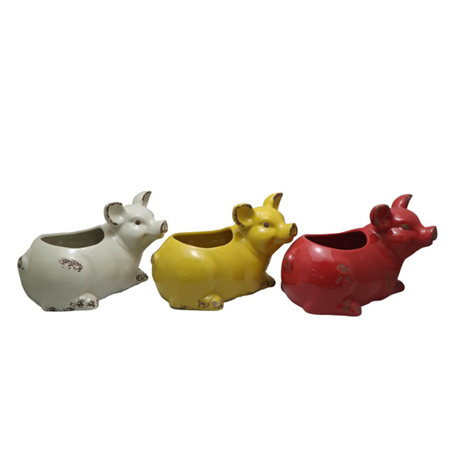 Keramik Pig Style Design Keramik Blumentopf