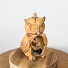 Brown Owl Statue Style Design Weihrauchkegel Keramik Backflow Weihrauchbrenner
