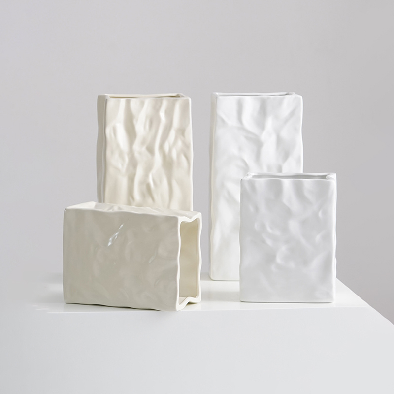Square Design Home Dekoration Keramik Vase