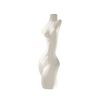 Körpermodellierung Art Vase stiller Stil Keramik Vase Skulptur weiße einfache Embryoblume Vase