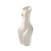 Körpermodellierung Art Vase stiller Stil Keramik Vase Skulptur weiße einfache Embryoblume Vase