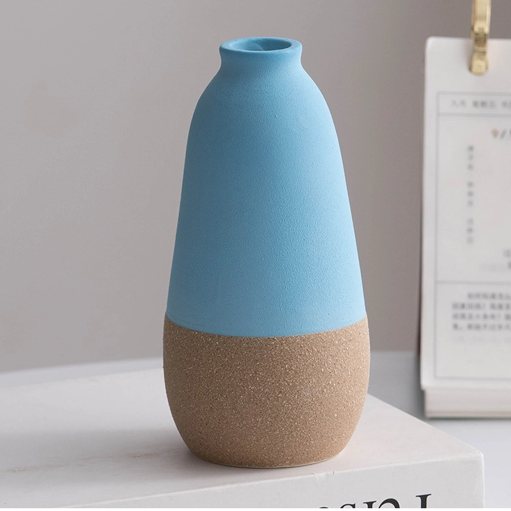 Hochzeitskernstück Vasen moderne minimalistische Keramikvase - Skandinavische Blumenvase für Wohnzimmer