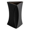 Moderne minimalistische Porzellanbodenvase - Mehrere Farben, glasiert schwarz, weiß usw. Finish für zeitgenössisches Home Office Decor