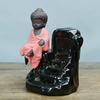 Weihrauchkegel Wasserfall Keramik rot Little Buddha Rückfluss Weihrauchbrenner