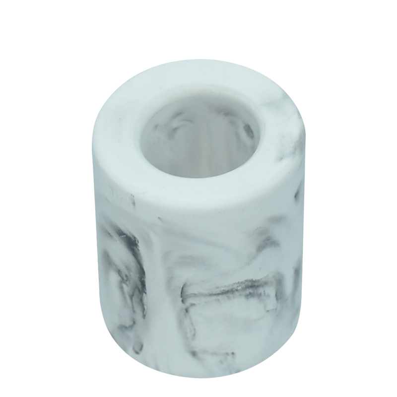 Weißer Marmor Design Diatomite Zahnbürstenhalter