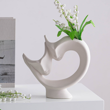 Funktionale Kunst handgeschobene Keramikvase für moderne Innenräume