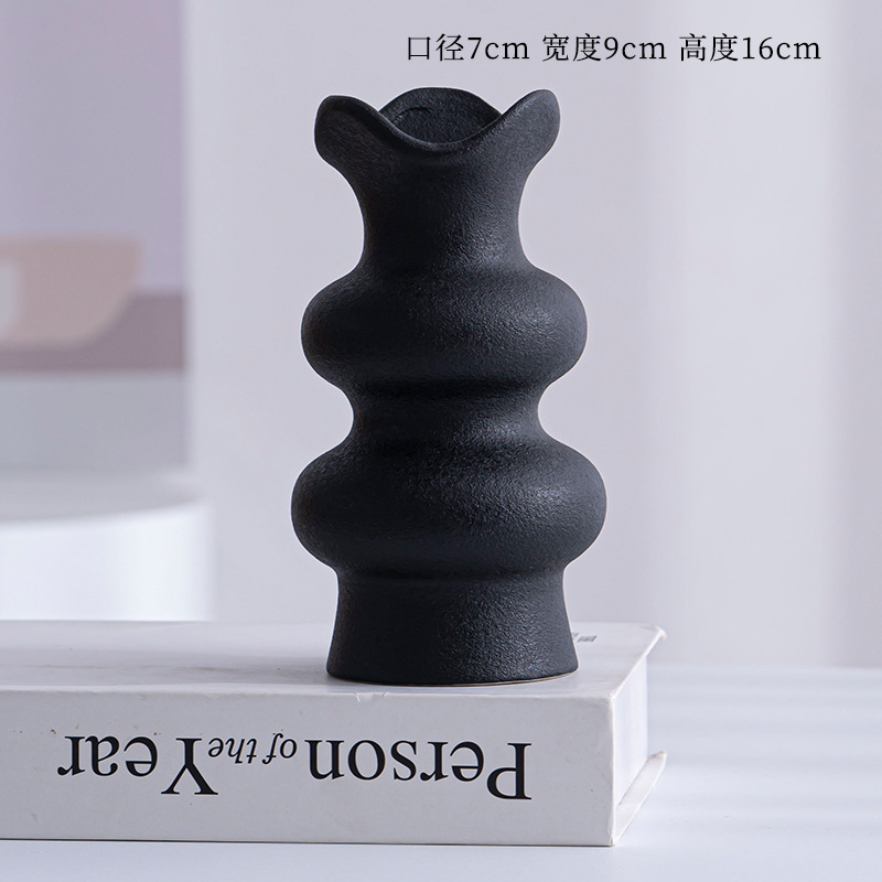 Desktop -Dekorationsbehälter für Blumenanordnung Keramikporzellanvase