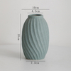 Braun, milchig weiß, hellgrün, Porzellanvase Home Dekoration Desktop -Ornamente Keramikvase