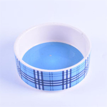 Keramik Pet Feeder Blue Ceramic Dog Bowl und Cat Bowl