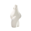 Körpermodellierung Art Vase stiller Stil Keramik Vase Skulptur weiße einfache Embryoblume Vase