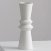 Handgefertigte Porzellanvase moderne minimalistische weiße Keramikvase