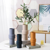 Weiße Keramikvase Desktop Dekoration für Wohnkulturblumenvase