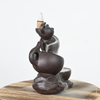 Keramik Drei Teekannen zusammen gestapelt Stil Design Weihrauchkegel Wasserfall Backflow Little Buddha Skulptur Keramik Backflow Weihrauch Brenner