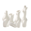Körpermodellierung Art Vase stiller Stil Keramik Vase Skulptur weiße einfache Embryoblume Vase