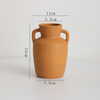 Braun, milchig weiß, hellgrün, Porzellanvase Home Dekoration Desktop -Ornamente Keramikvase