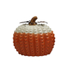 Benutzerdefinierte Keramik Kürbis Dekor OEM ODM Diamant Textur Porzellan Figuren Set für Thanksgiving Halloween Home Dekoration