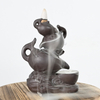 Keramik Drei Teekannen zusammen gestapelt Stil Design Weihrauchkegel Wasserfall Backflow Little Buddha Skulptur Keramik Backflow Weihrauch Brenner