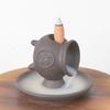 Kegel Weihrauch Wasserfall Backflow Weihrauch Brenner handgefertigte Keramik -Censer -Weihrauchhalter