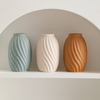 Braun, milchig weiß, hellgrün, Porzellanvase Home Dekoration Desktop -Ornamente Keramikvase