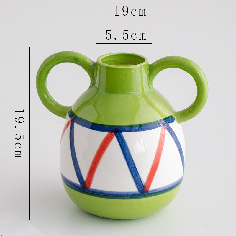 Kompakte Konstruktionen für kleine Apartments Keramikvasen für städtische Räume