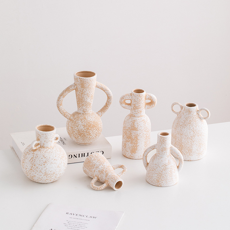 Porzellan -Vase -Desktop -Verzierung Keramikvase