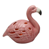 Keramik Pink Flamingo LED Lampe Dekoration