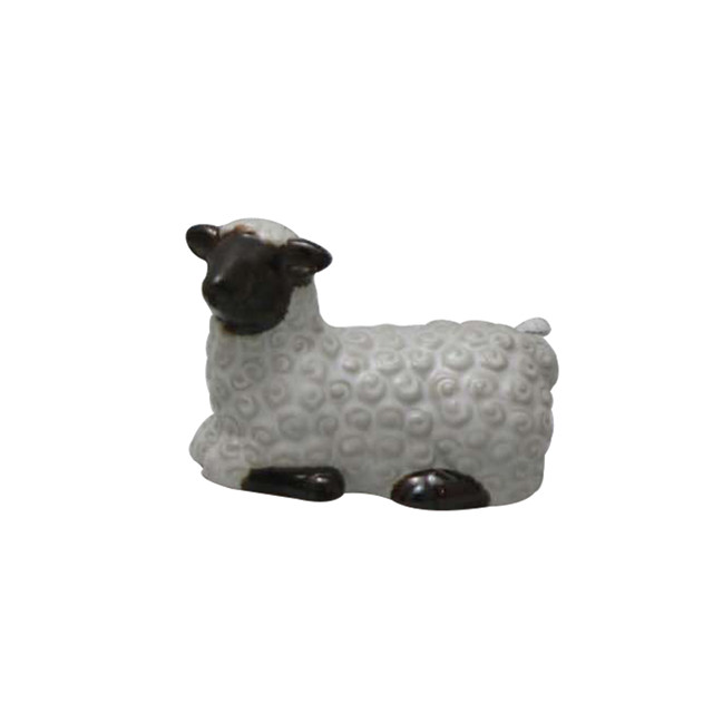 Keramik Farm Schaf Statue Tier Ornamente